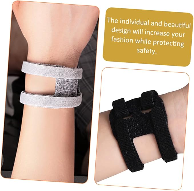 Yoga Wristband Wrist Support Brace Elastic Strap for Sprain Recovery and Joint Protection in Sports Fitness 12.20X1.77In
