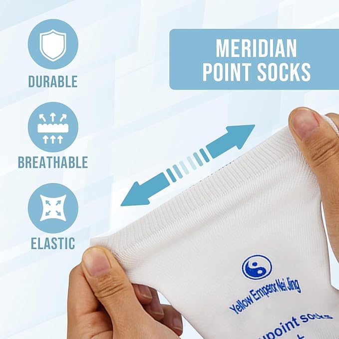 Reflexology Socks with Tools, Acupuncture Massage Socks Pain Relief Remedy for Foot Acupressure Socks with Gloves for Women's Size