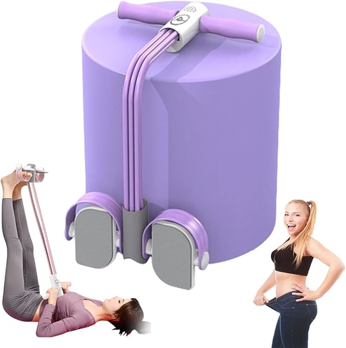 Manual Tension Training Pedal,Pedal De Resistencia De 6 Tubos,Home Gym Arm and Waist Training Pedals Band,21 Fitness Tension Rope -6 Tube Pedals Ankle Puller,for Home Gym Exercise