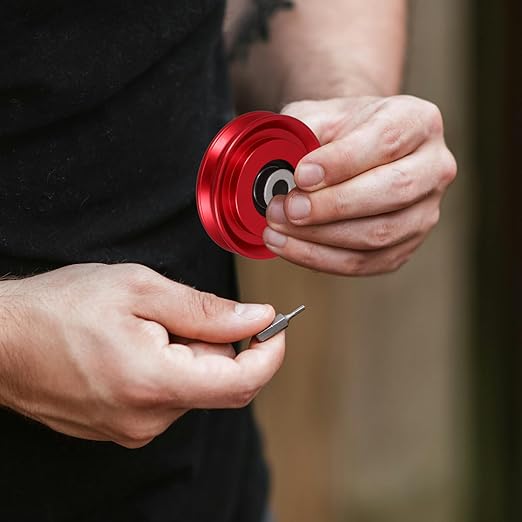 Aluminum Alloy Fitness Pulley for Home Gym Equipment Weight Lifting and Strength Training Cable Attachments with Bearings for Smooth Operation