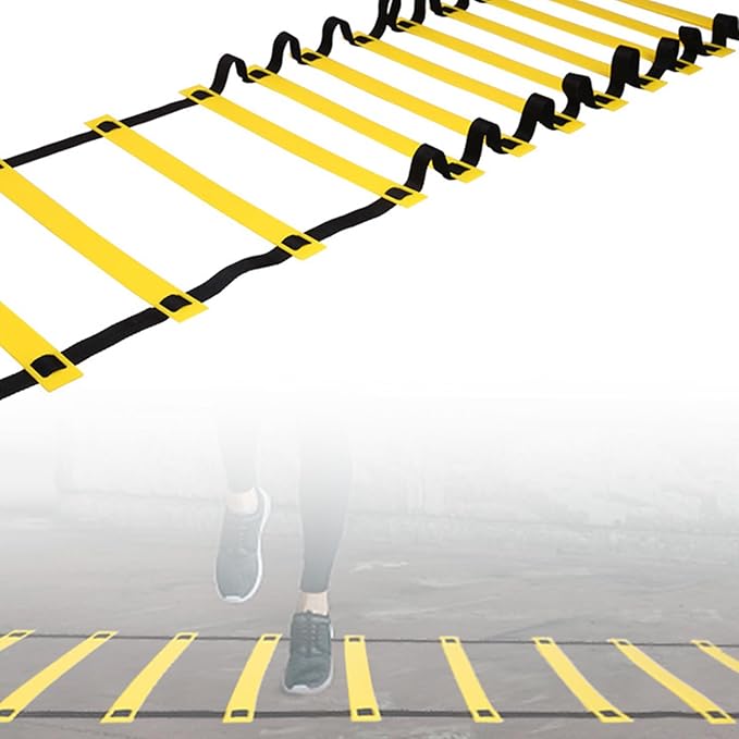 Agility Speed Ladder Soccer Ball Football Flexibility Training and Carry Bag for Adults Sport Equipment Set Exercise