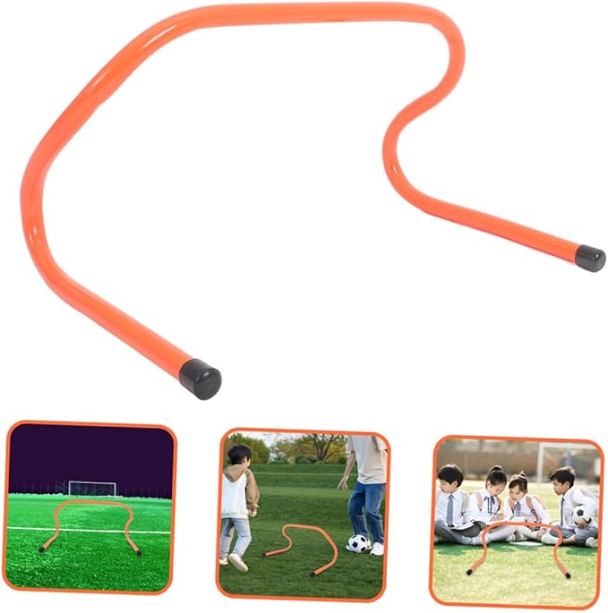 4pcs Speed Hurdles Plastic Agility Training Hurdles 15cm for Football Soccer Track Sports Conditioning and Speed Drills