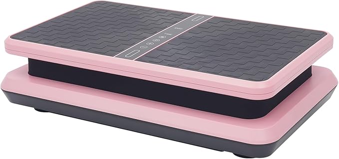 Vibration Plate Exercise Machine, Vibrating Platform with Speed Setting and Timers, Lymphatic Drainage Vibrating Plate for Women & Men Whole Body Weight Loss Body Shaping, 330.7 lbs Capacity