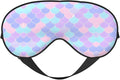 Mermaid Tattoo Head-Mounted Double-Sided Light-Blocking Sleeping Eye mask to Protect Eyes and Relieve Eye Fatigue