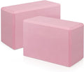 Yoga Blocks 2 Pack 9x6x3 Inches, Sturdy Foam Yoga Block, Premium EVA, Non Slip High Density for Pilates Meditation, Stretching and Toning