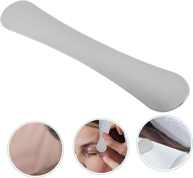 PartyKindom Stainless Steel Eyelid Washing Guard for Makeup Double Eyelid Creation Eye Protection for Beauty Salons Cosmetic Procedures Enhance Youthful Look Comfort