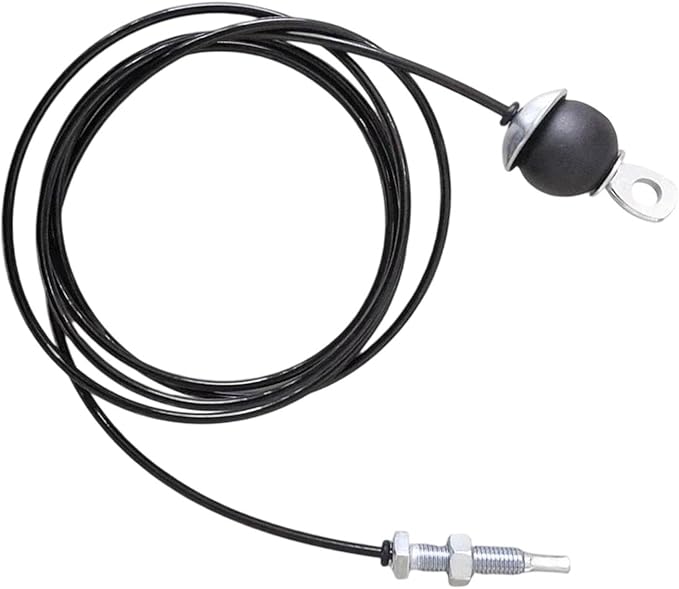 Gym Replacement Cable Steel Wire Rope 6mm Thick Strength Training Cord Pulley System Attachment for Workout Fitness Equipment- 2.5M