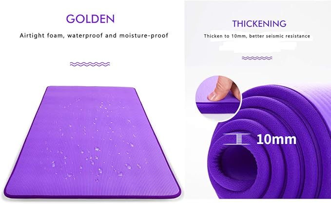 Thickened Explosion-Proof Yoga Ball Edging Yoga mat Set, Yoga Starter kit, Non-Slip Fitness mat, Eight-Piece Suit, Yoga Exercise Professional Set