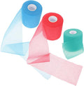 3 Rolls of Elastic Sports Tape Breathable Athletic Wraps for Joint Protection Sponge Padding for Shock Absorption for Football Badminton and Outdoor Training
