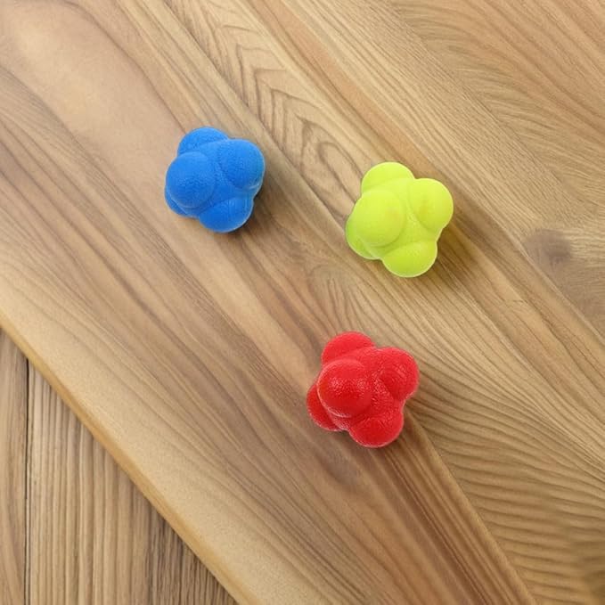 6pcs Reaction Speed Training Balls Enhance Hand-Eye Coordination Reflexes Sports Reaction Balls Indoor Training Equipment