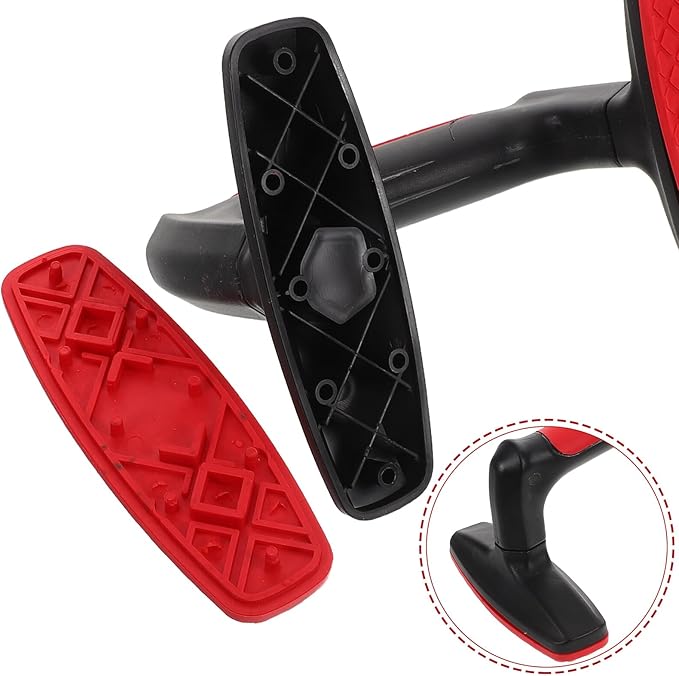 Didiseaon 2pcs Red Plastic Push up Bars Stands for Strength Training and Calisthenics Workout Equipment, Non-slip Push up Handles for Home Gym Fitness and Chest Muscle Exercise