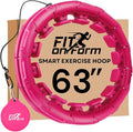 FIT ON FORM Infinity Weighted Hula Hoop for Adults Weight Loss, Smart Exercise Hola Circle Hoop for Women Abs Workout