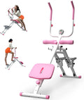 2 in 1 Stair Stepper and Ab Machine, High-Efficiency StairMaster Climber & Ab Trainer, Multi-Function Home Gym Equipment for Full Body Workout, Cardio and Core Training