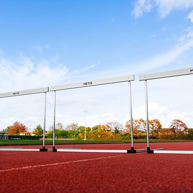 METIS Alloy Hurdles - Premium Adjustable Track & Field Equipment for Junior & Senior Athletes | Available in Packs of 1, 5, or 10