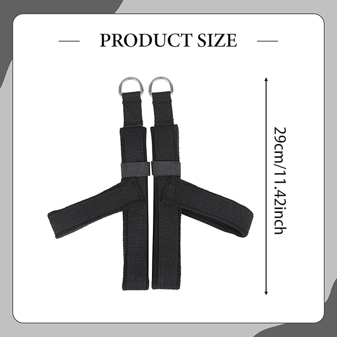 Pilates Straps (2-Piece Set) - Yoga & Reformer Strap Fitness Belts for Adults Home Workout