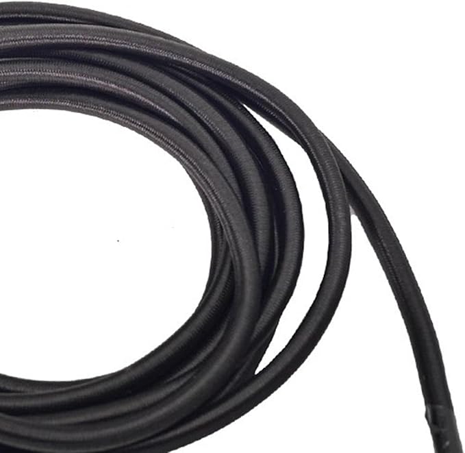 Rowing Machine Elastic Rope Replacement Cord 158 Inch Black for 500/550 Model Home Gym Accessory
