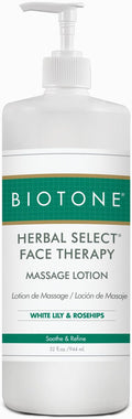 Biotone Herbal Select Massage Products Face Therapy Lotion, 32 Ounce