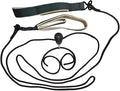 Pilates Reformer Pull Ropes Kit with Wheel - 2 Double Loop Straps & 2 Ropes for Home Exercise Machine Replacement