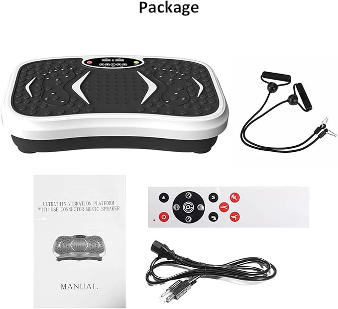 iMeshbean Whole Body Exercise 3D Vibration Platform Plate Fitness Massager Machine Slim