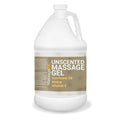 Massage Gel by Massage FX - 100% Pure Jojoba & Sunflower Seed Oil - Herbal Extracts Ivy, Arnica & Aloe - Unscented - Max Workability & Glide - Perfect for Full Body Massages - Paraben Free -1/2 Gallon