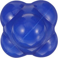 Agile Training Ball Hexagonal Silicone Reflex Reaction Ball 68mm Large Blue for Indoor Fitness Speed Goalkeeper Training
