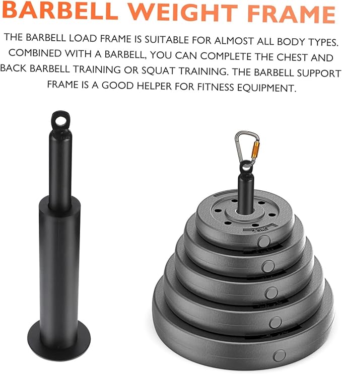1pc Weight Lifting Loading Pin for Barbell Slice Easy to Use Weight Rod Attachment for Fitness Equipment Strength Training and Home Workouts