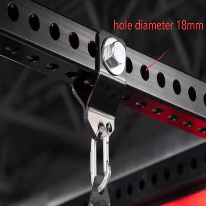 Qianly Power Rack Attachments Power Rack Shackle Band,Resistance Band Accessories for Strength Training