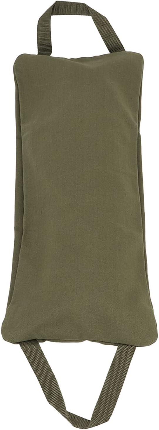 Green Yoga Sand with Handle, Portable Fillable Yoga Sandbags for Yoga Weights and Training, Weight Workout Sandbag for Yoga Pilates, 12OZ