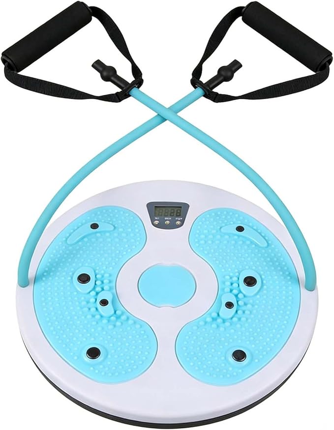 Twist Waist Disc,Waist Workout Core & Ab Exercise | Core Twisting Disc with Calorie Count - for Home Gym Office Fitness Enthusiasts Beginners Post-Partum Individuals