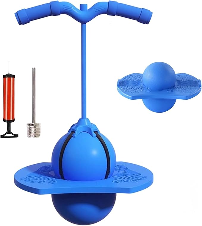 2026 new alance Ball，Jumper with Handle and Ball Pump，erfect for Balance, Coordination, And Fitness，Pogo Bouncing Ball Safe and Fun Pogo Stick for Adults，Indoor & Outdoor Fun