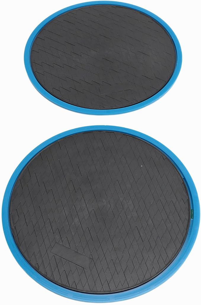 Exercise Core Sliders Discs Dual Sided Compact Portable Ab Workout Equipment for Home Gym Travel ABS 7 Inch 2 Pack