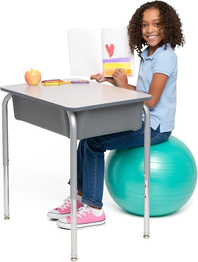 Bouncyband Balance Ball – Create Flexible Seating to Improve Focus at School, Office, or Home with This No-Roll Weighted Ball