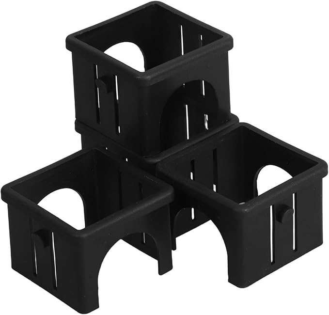 SUPVOX 4pcs Fitness Gear Tubing Sleeve Hollow Square Tube Insert for Exercise Machines Exercise Equipment Sleeve Protector Sliding Tube Fitness Equipment Replacement Parts