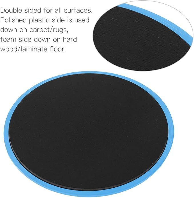 Fitness Sliding Disc Workout Equipment Core Slider Exercise Training Disks for Home Gym Street Workout ABS Material Pink Black Red Blue Green Orange 2 Pack