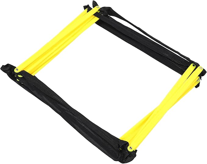 BESPORTBLE Agility Ladder Speed Training Ladder Foldable Yellow Soft for Football Soccer Footwork Drills Multi-Sport for Athlete Conditioning