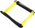 BESPORTBLE Agility Ladder Speed Training Ladder Foldable Yellow Soft for Football Soccer Footwork Drills Multi-Sport for Athlete Conditioning