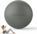 Pilates Ball 8 inch, Small Yoga Ball Extra Thick, Mini Pilates Ball with Pump, Non-Slip Surface Small Exercise Ball for Physical Therapy, Stretching, Strength & Core Training