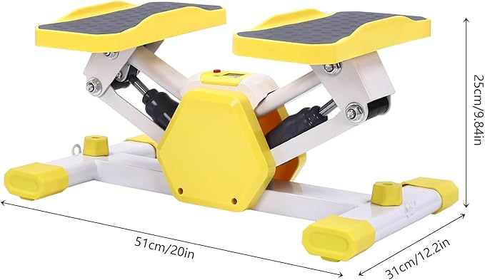 Mini Steppers, Stepper for Exercise, Load Capacity 330.69lbs, Stair Stepper with Resistance Bands, Portable Mini Stepper, Home Workout Equipment
