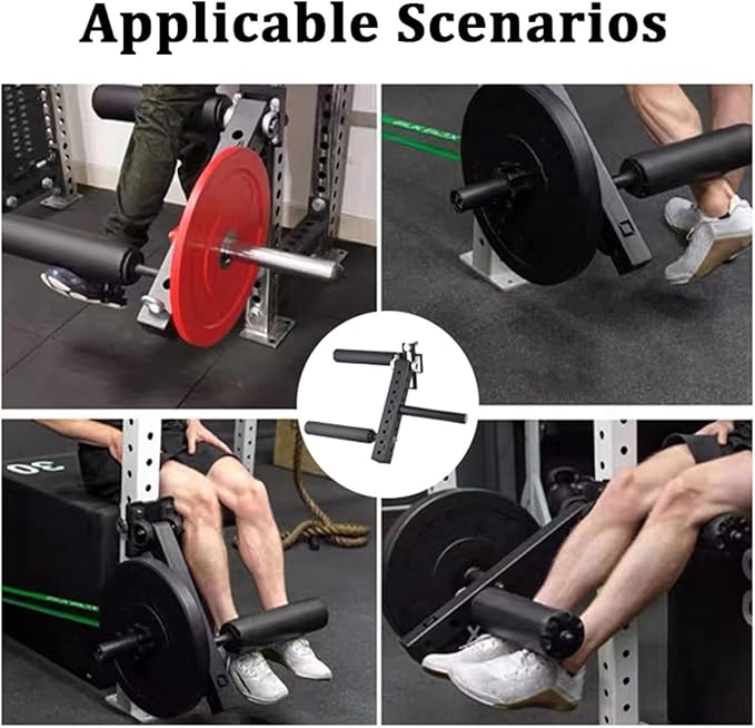 Leg Extensions Fitness Equipment for Leg Muscle Training, Adjustable Leg Extension and Curl Machine Squat Rack Attachment for 1.6/2.6cm Holes,2.6cm