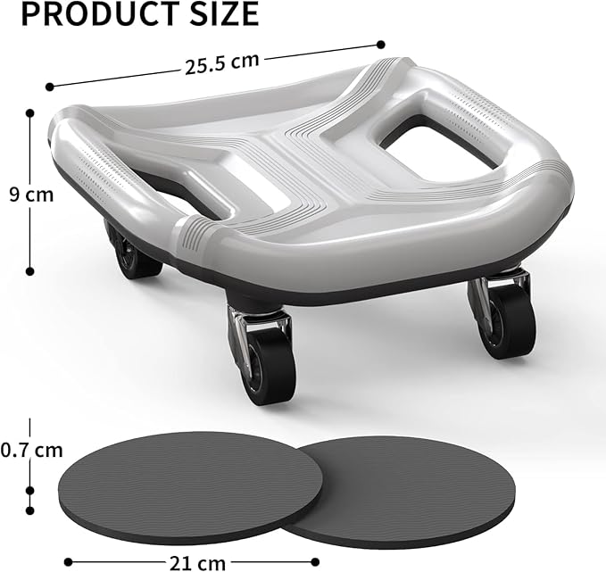 PROIRON Ab Roller with Knee Pads for Abs Workout, Multifunctional Ab Roller Wheel for Abs Workout, Abdominal Roller with Knee Pads, Abdominal Exercises Wheel, Abb Roller (Slide Fitness Trainer)