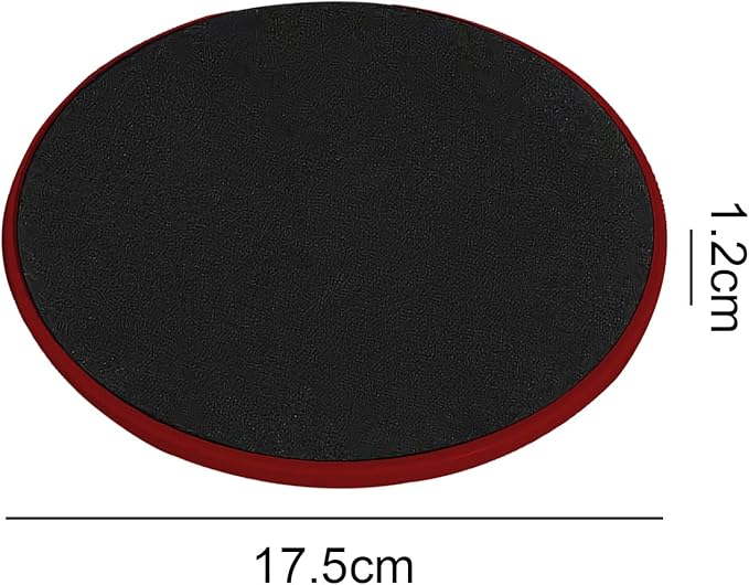 Set of 4 Round Core Sliders for Working Out,17.5cm/6.89In Exercise Core Pilates Sliders,Floor Foot Slider for Exercise