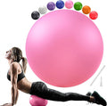 Soft Pilates Ball 9 Inch, Ideal Small Exercise Ball Between Knee Squeeze for Physical Therapy Yoga Core Medicine Abs Pt Bouncy, Mini Rubber Fitball Barre Workout Equipment for Women Men Kid Toddler