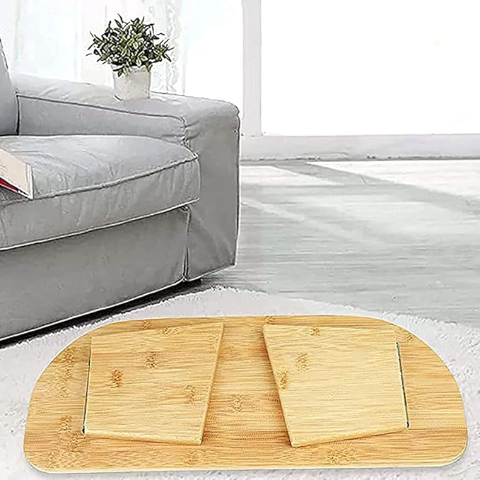 Foldable Meditation Bench Portable Kneeling Chair (18" W x 7.5”L) Yoga Stool from Bamboo with Travel Bag