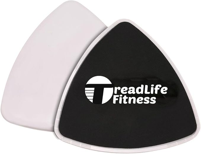2 x Dual Sided Gliding Discs Core Sliders by: TreadLife Fitness