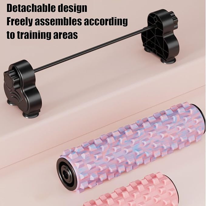 Massage Foam Roller Set, Deep Muscle Stretch Tool, Standard Size Roller, Suction Cup Stability, Textured Pressure Relief, Fitness Recovery Equipment, Muscle Stretch Support, Yoga Pilates Gym Training