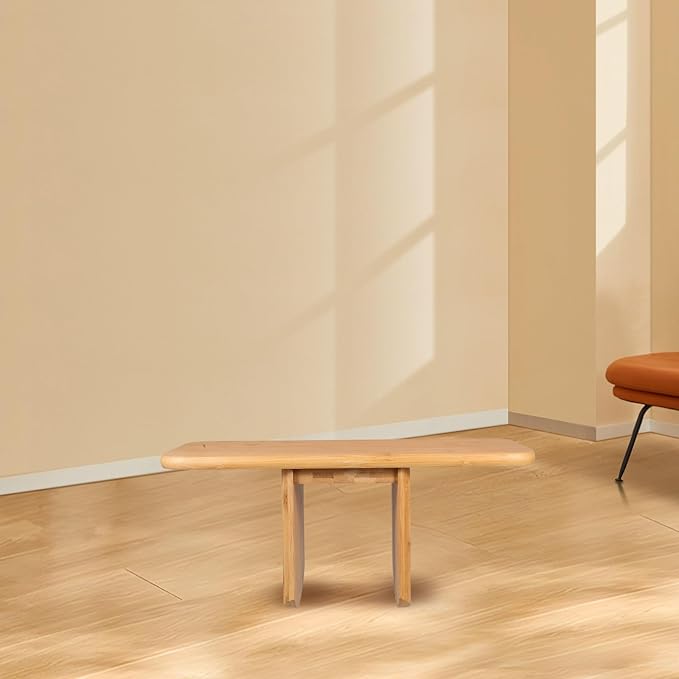 Meditation Bench Stool for Prayer and Yoga, Portable Ergonomic Wooden Sitting Bench with Comfortable Support for Adults, Compact Seat for Meditation and Zen Practice