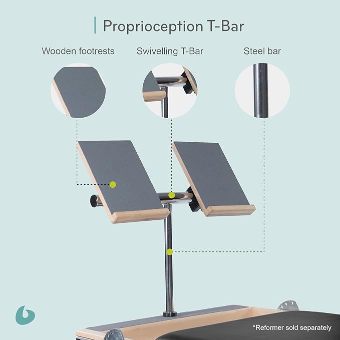 Balanced Body Proprioception T-Bar, Pilates Reformer and Trapeze Pilates Table Accessory