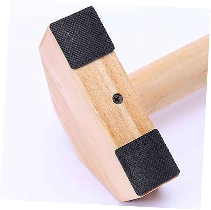 1pair Solid Wood Push-up Bracket Fitness Equipment for Calisthenics and Strength Training Push-up Stand for Home Workout Smooth Non-slip Design Easy to Carry