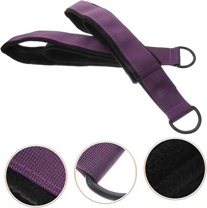 Milisten 2pcs Pilates Straps Fitness Exercise Band Bodybuilding Tension Band Fitness Ropes Pilates Ring