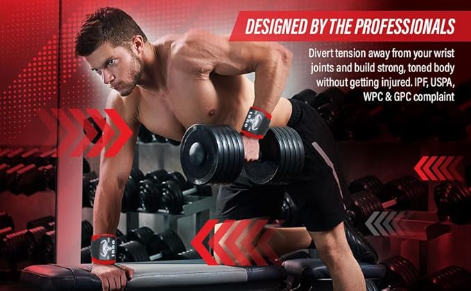 IBRO Weightlifting Wrist Wraps,18” or 24” Premium Wrist Support, Avoid Injury, Best Wrap for Powerlifting, Weightlifting, Gym Workouts, Strength Training, Cross Training for Men & Women